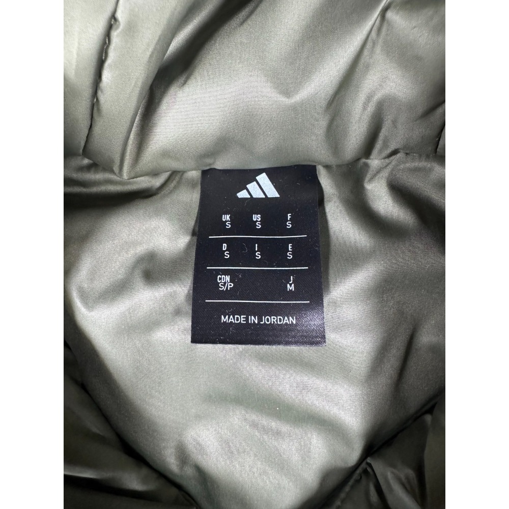 Adidas Outdoor Al Aire Libre Jacket Men's Small Hooded Olive Strata HZ5725 NWT - Picture 5 of 9